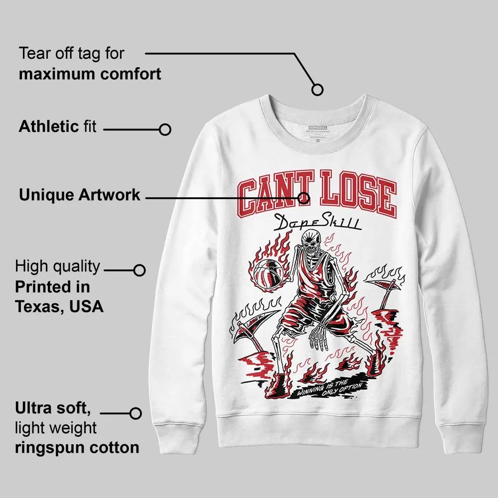 Fire Red “Black Tongue” 5s DopeSkill Sweatshirt Cant Lose Graphic sold by DopeSkill product image thumbnail 3