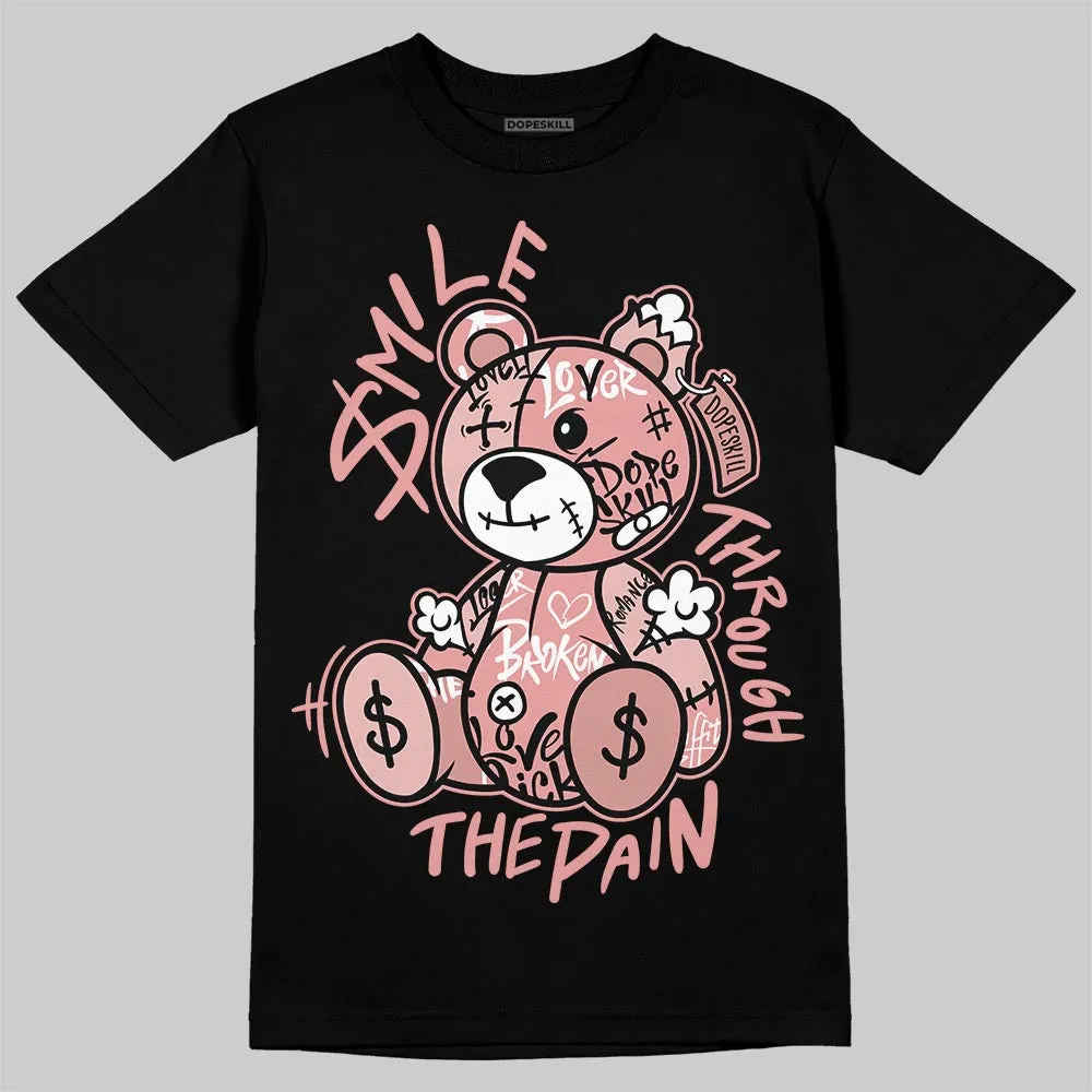 Dusty Rose 40s DopeSkill T-Shirt Smile Through The Pain Graphic sold by DopeSkill product image thumbnail 2