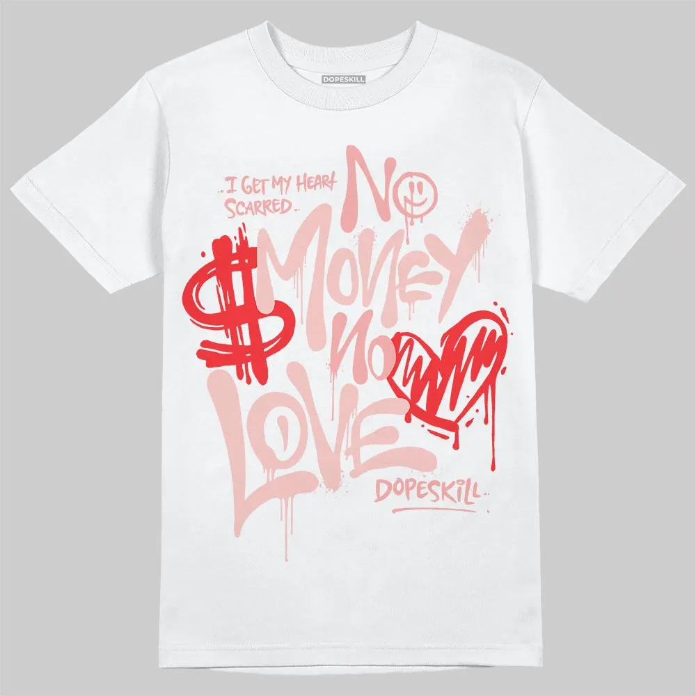 Dusty Rose 40s DopeSkill T-Shirt No Money No Love Typo Graphic sold by DopeSkill