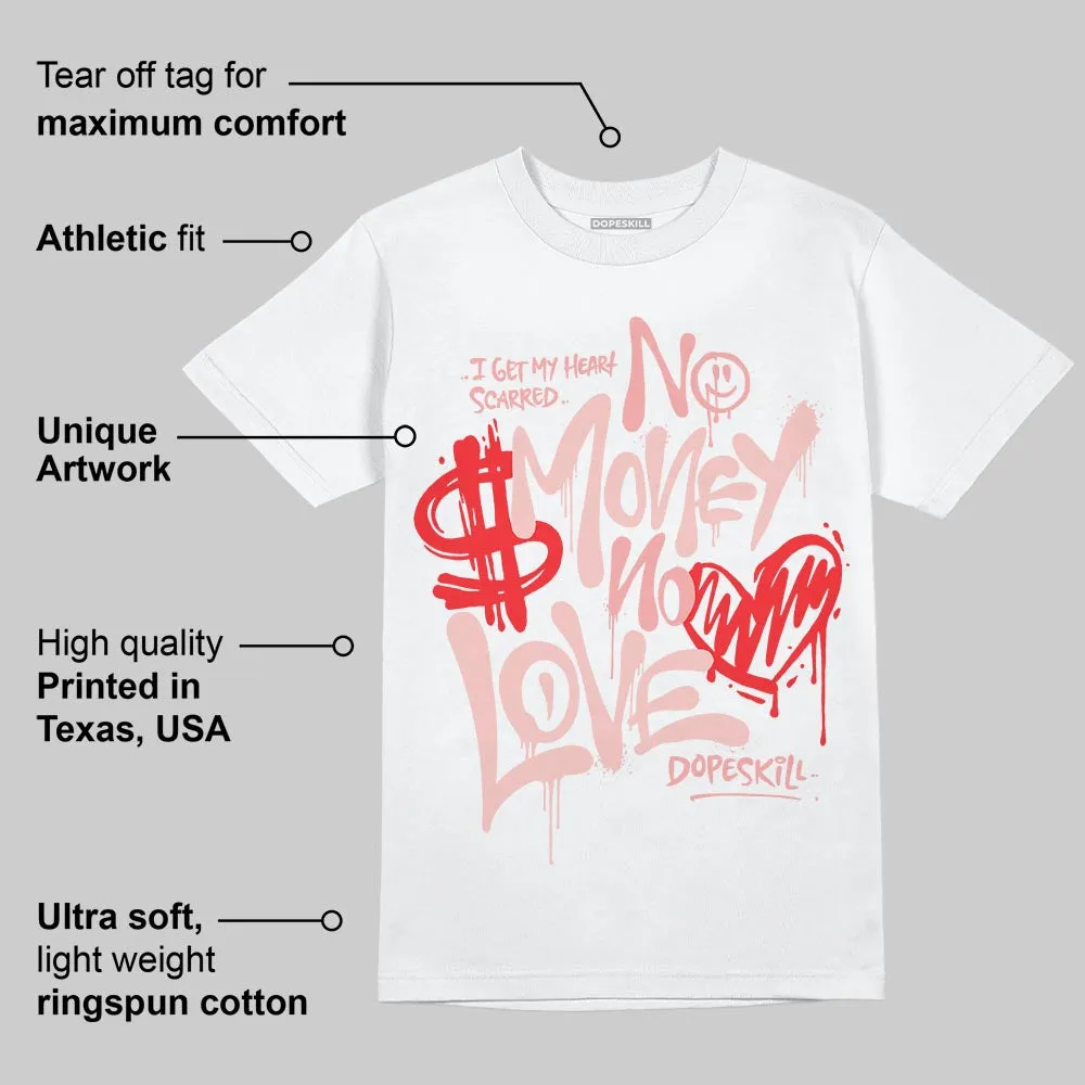 Dusty Rose 40s DopeSkill T-Shirt No Money No Love Typo Graphic sold by DopeSkill product image thumbnail 3