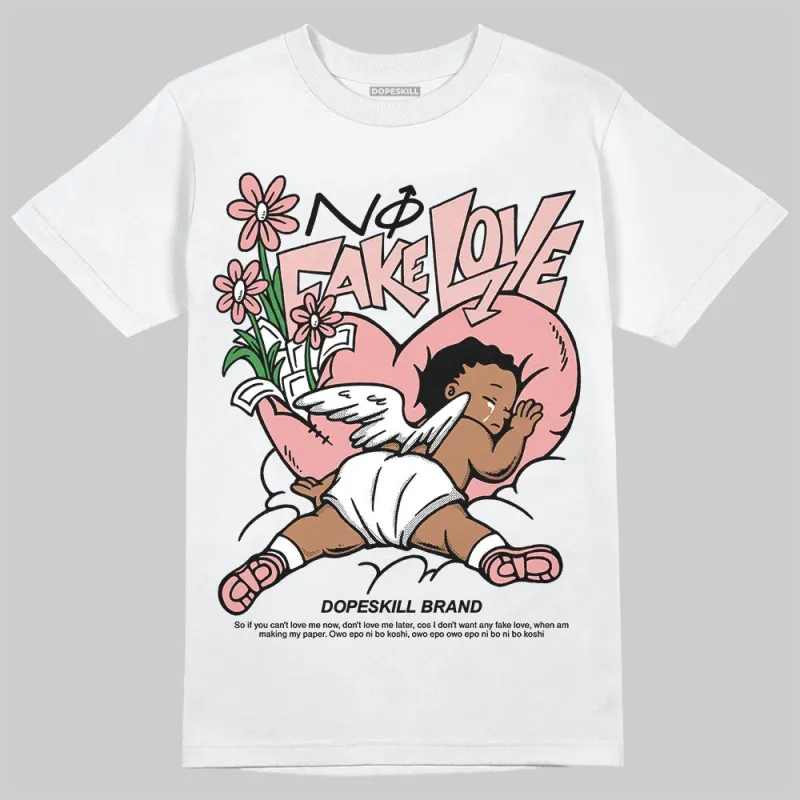 Dusty Rose 40s DopeSkill T-Shirt No Fake Love Graphic sold by DopeSkill