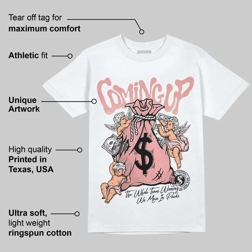 Dusty Rose 40s DopeSkill T-Shirt Money Bag Coming Up Graphic sold by DopeSkill product image thumbnail 3