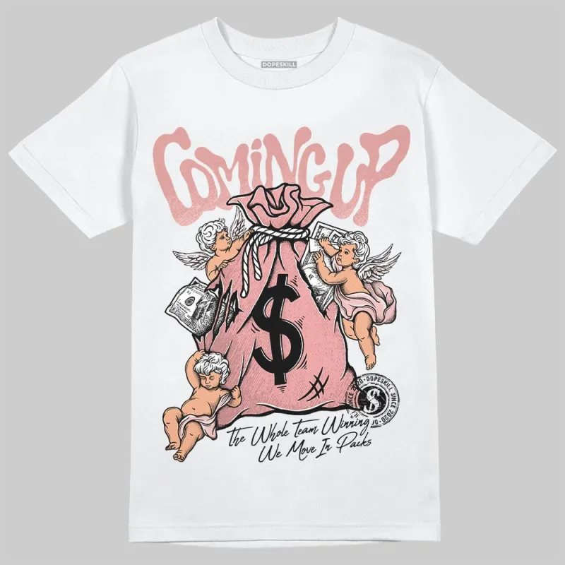 Dusty Rose 40s DopeSkill T-Shirt Money Bag Coming Up Graphic sold by DopeSkill