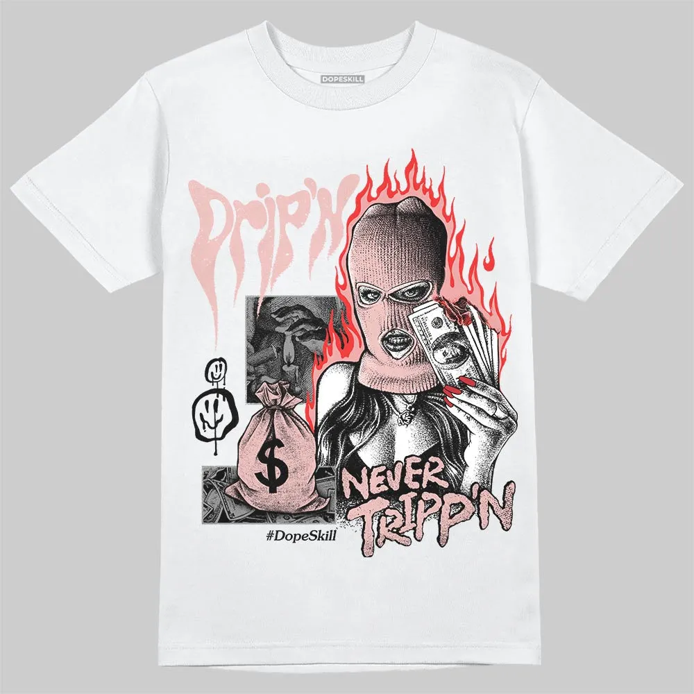 Dusty Rose 40s DopeSkill T-Shirt Drip'n Never Tripp'n Graphic sold by DopeSkill