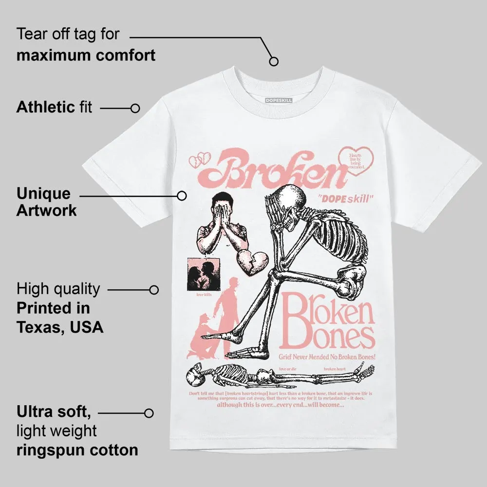 Dusty Rose 40s DopeSkill T-Shirt Broken Bones Graphic sold by DopeSkill product image thumbnail 3