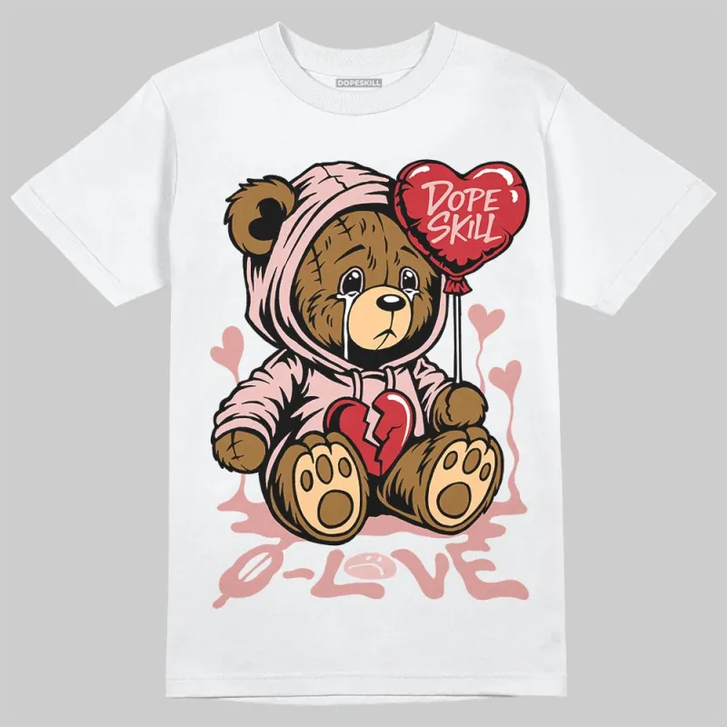 Dusty Rose 40s DopeSkill T-Shirt Broken Bear Graphic sold by DopeSkill
