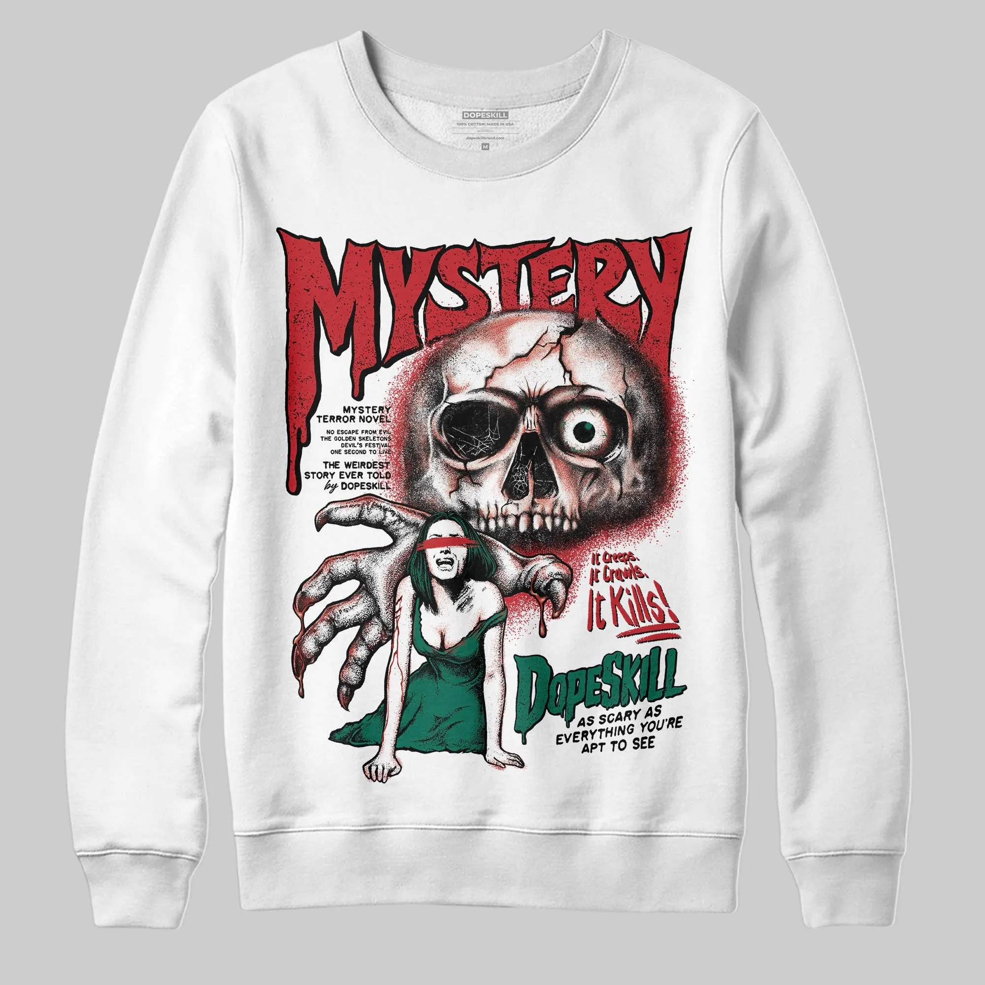Mexico 'El Vuelo' 3s DopeSkill Sweatshirt Mystery Ghostly Grasp Graphic sold by DopeSkill