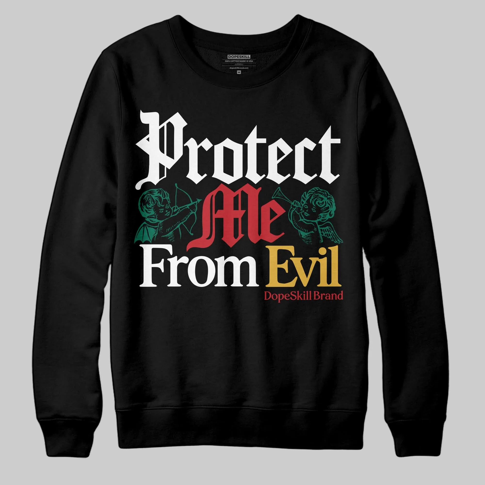 Mexico 'El Vuelo' 3s DopeSkill Sweatshirt Protect Me From Evil Graphic sold by DopeSkill product image thumbnail 2
