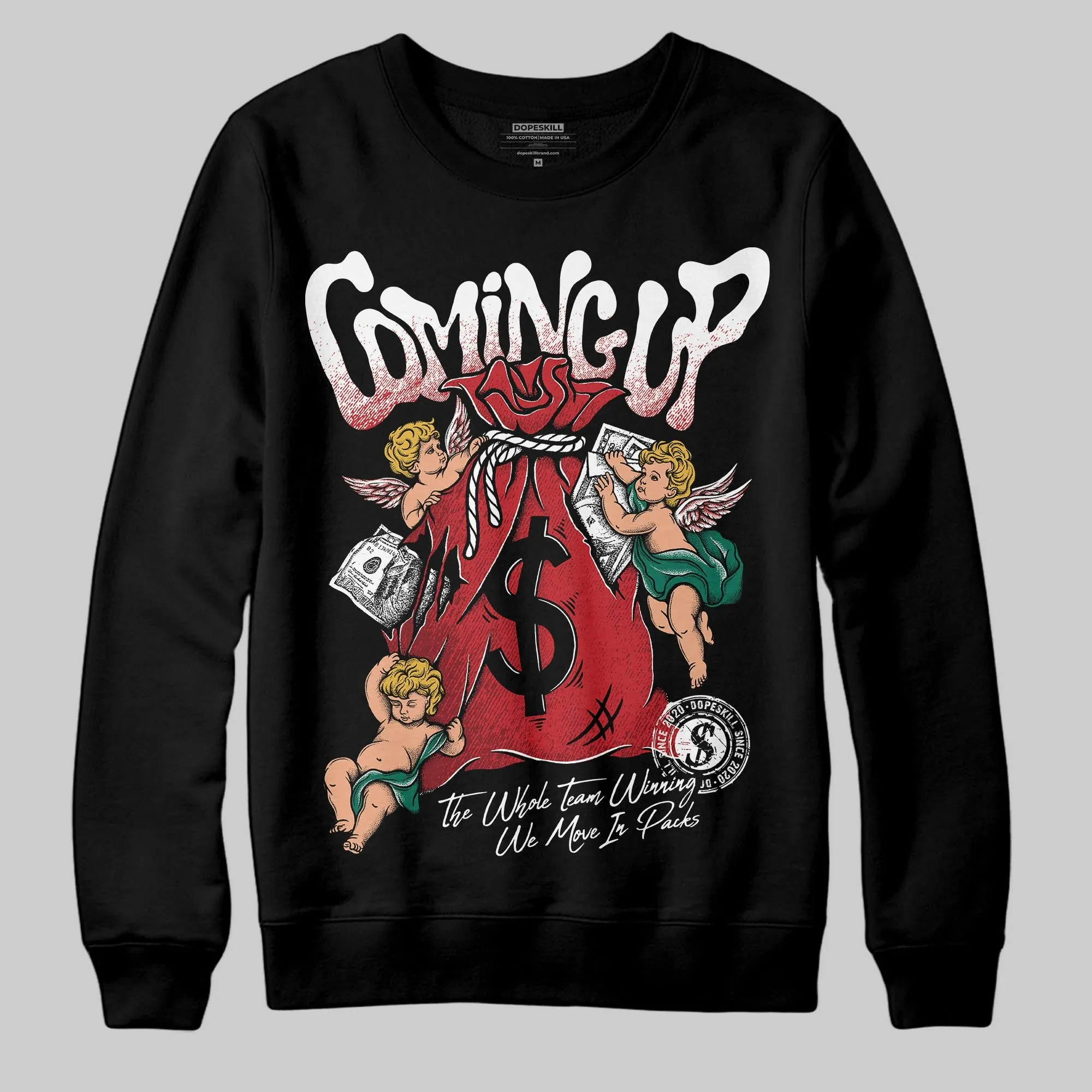 Mexico 'El Vuelo' 3s DopeSkill Sweatshirt Money Bag Coming Up Graphic sold by DopeSkill product image thumbnail 2