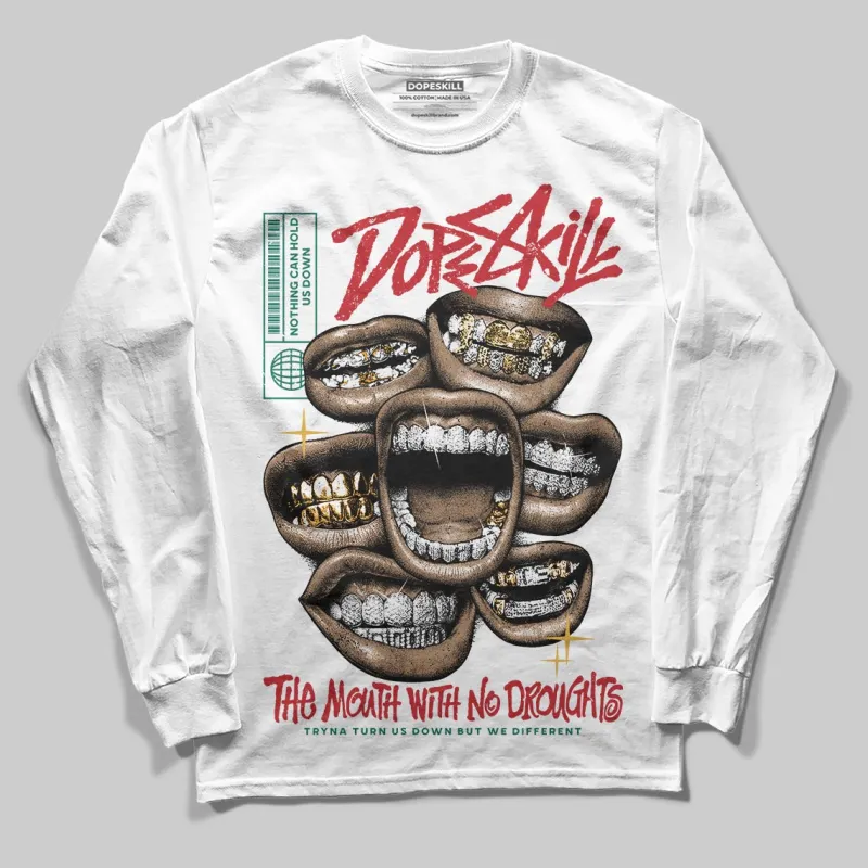 Mexico 'El Vuelo' 3s DopeSkill Long Sleeve T-Shirt The Mouth With No Droughts Graphic sold by DopeSkill