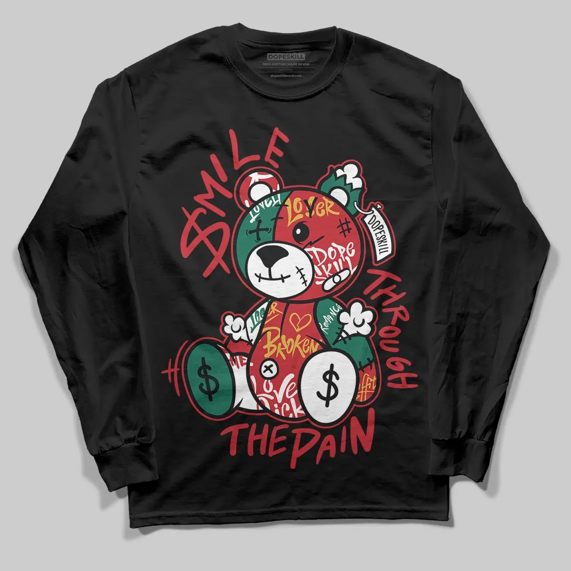 Mexico 'El Vuelo' 3s DopeSkill Long Sleeve T-Shirt Smile Through The Pain Graphic sold by DopeSkill product image thumbnail 2