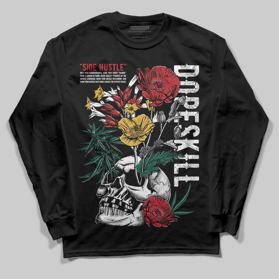 Mexico 'El Vuelo' 3s DopeSkill Long Sleeve T-Shirt Side Hustle Graphic sold by DopeSkill product image thumbnail 2