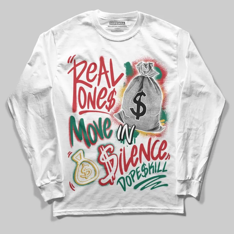 Mexico 'El Vuelo' 3s DopeSkill Long Sleeve T-Shirt Real Ones Move In Silence Graphic sold by DopeSkill