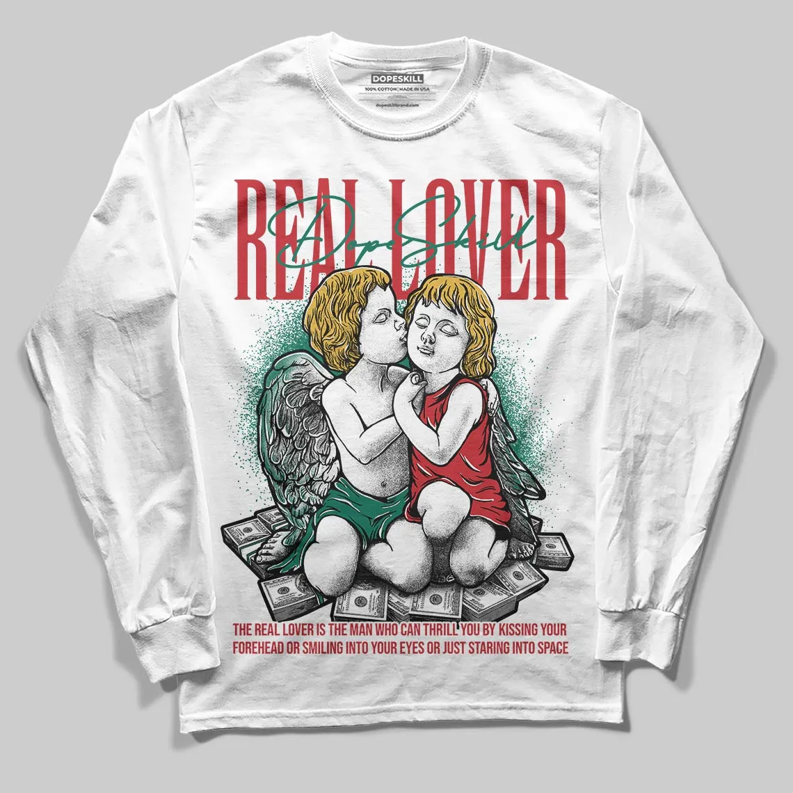 Mexico 'El Vuelo' 3s DopeSkill Long Sleeve T-Shirt Real Lover Graphic sold by DopeSkill