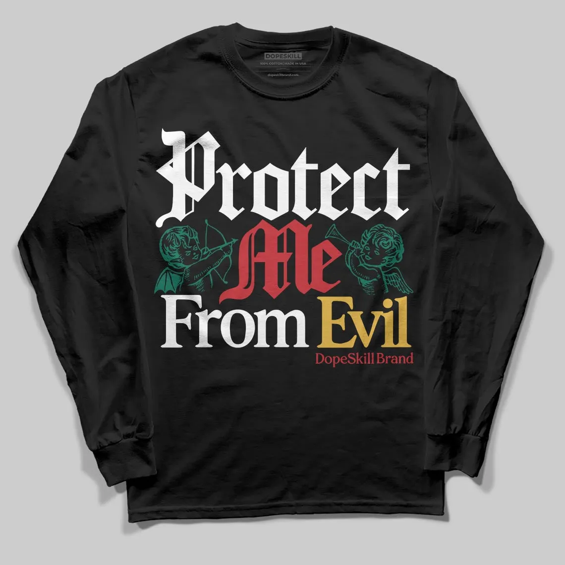Mexico 'El Vuelo' 3s DopeSkill Long Sleeve T-Shirt Protect Me From Evil Graphic sold by DopeSkill product image thumbnail 2