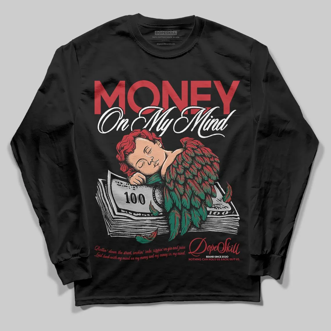 Mexico 'El Vuelo' 3s DopeSkill Long Sleeve T-Shirt MOMM Graphic sold by DopeSkill product image thumbnail 2