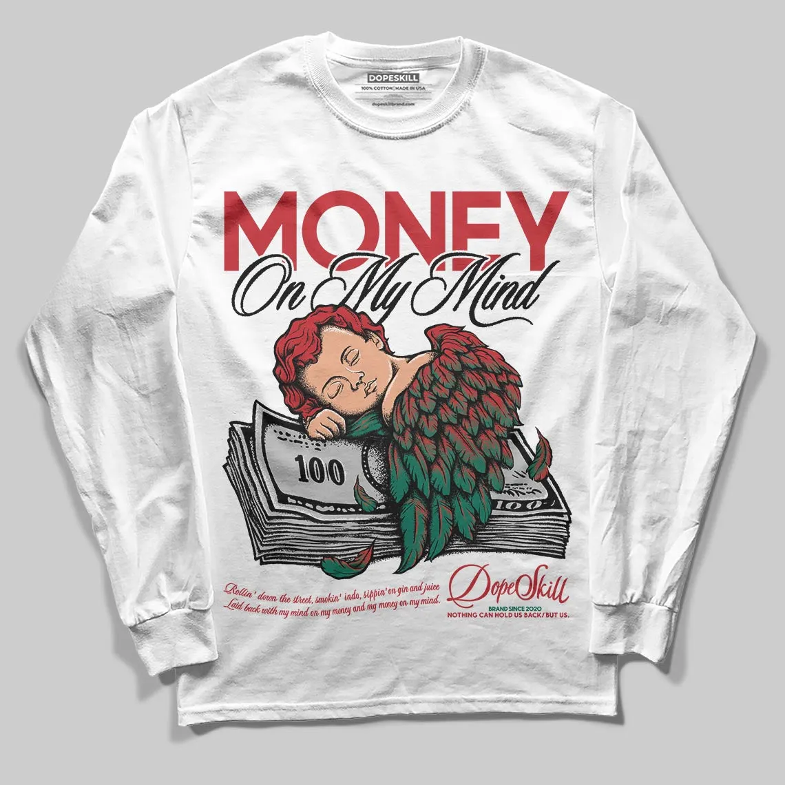 Mexico 'El Vuelo' 3s DopeSkill Long Sleeve T-Shirt MOMM Graphic sold by DopeSkill