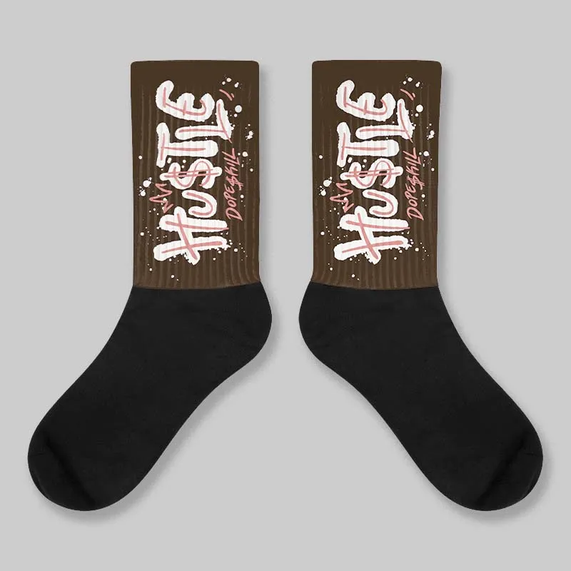 Baroque Brown 1s DopeSkill Sublimated Sock Hustle Graphic sold by DopeSkill
