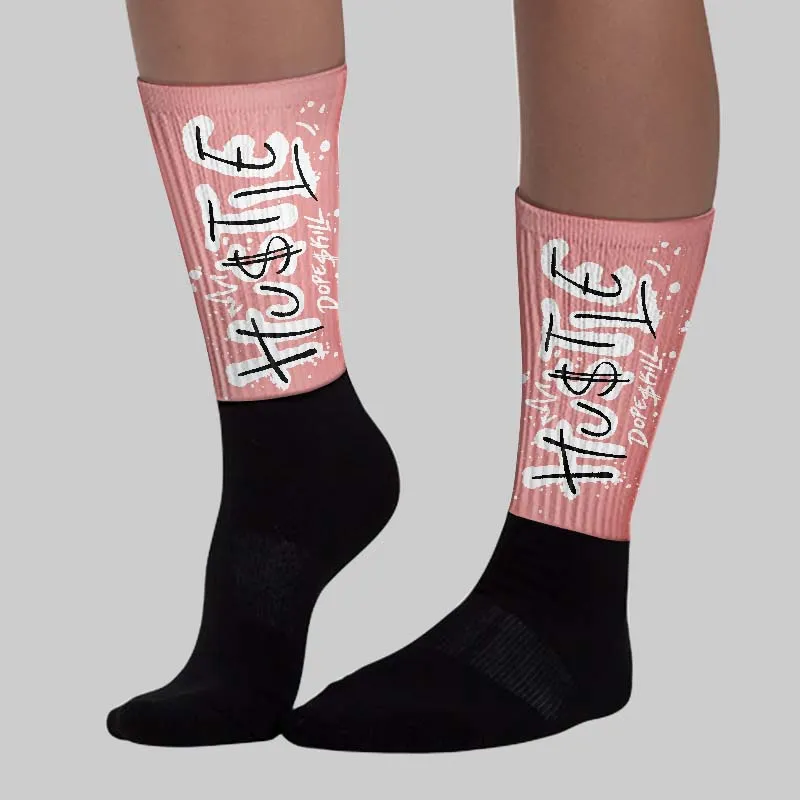 Dusty Rose 40s DopeSkill Sublimated Sock Hustle Graphic sold by DopeSkill product image thumbnail 3