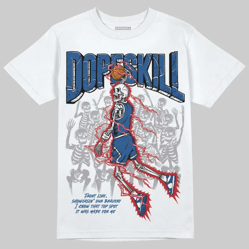 Storm Blue 1s 2025 DopeSkill T-Shirt Thunder Dunk Graphic sold by DopeSkill