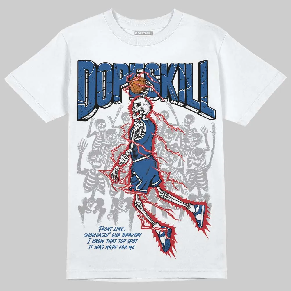 Storm Blue 1s 2025 DopeSkill T-Shirt Thunder Dunk Graphic sold by DopeSkill
