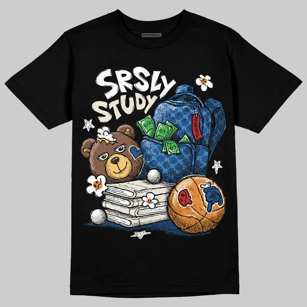 Storm Blue 1s 2025 DopeSkill T-Shirt SRSLY Study Graphic sold by DopeSkill product image thumbnail 2