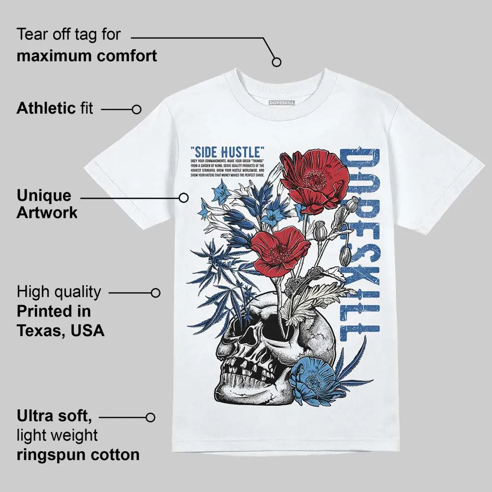 Storm Blue 1s 2025 DopeSkill T-Shirt Side Hustle Graphic sold by DopeSkill product image thumbnail 3