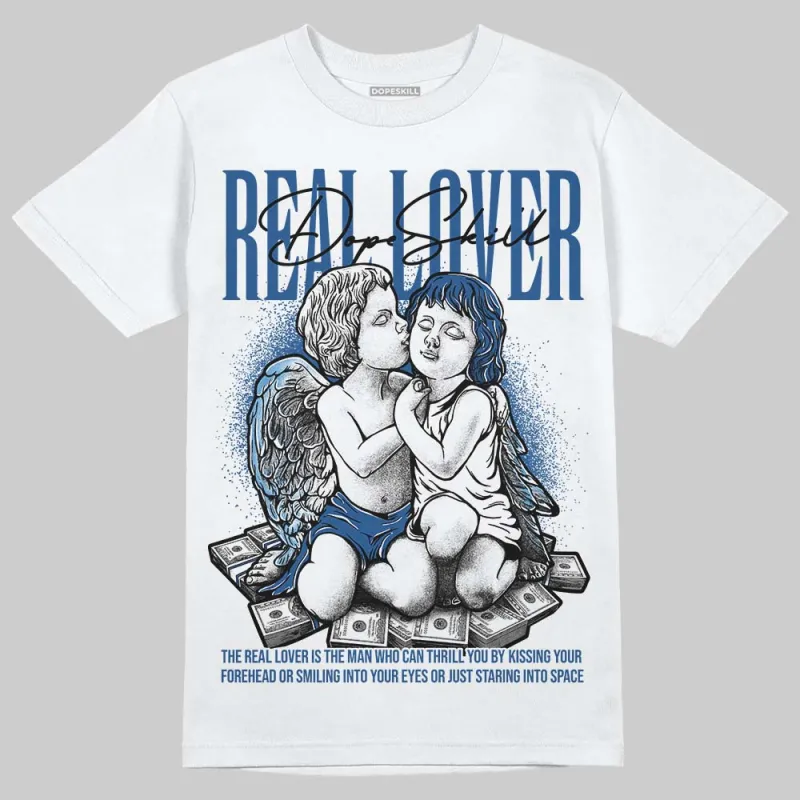 Storm Blue 1s 2025 DopeSkill T-Shirt Real Lover Graphic sold by DopeSkill