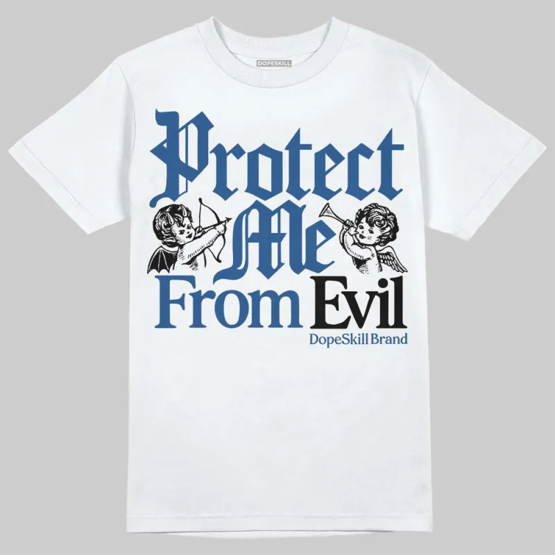 Storm Blue 1s 2025 DopeSkill T-Shirt Protect Me From Evil Graphic sold by DopeSkill