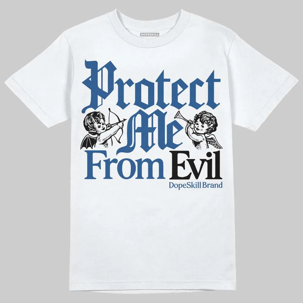 Storm Blue 1s 2025 DopeSkill T-Shirt Protect Me From Evil Graphic sold by DopeSkill