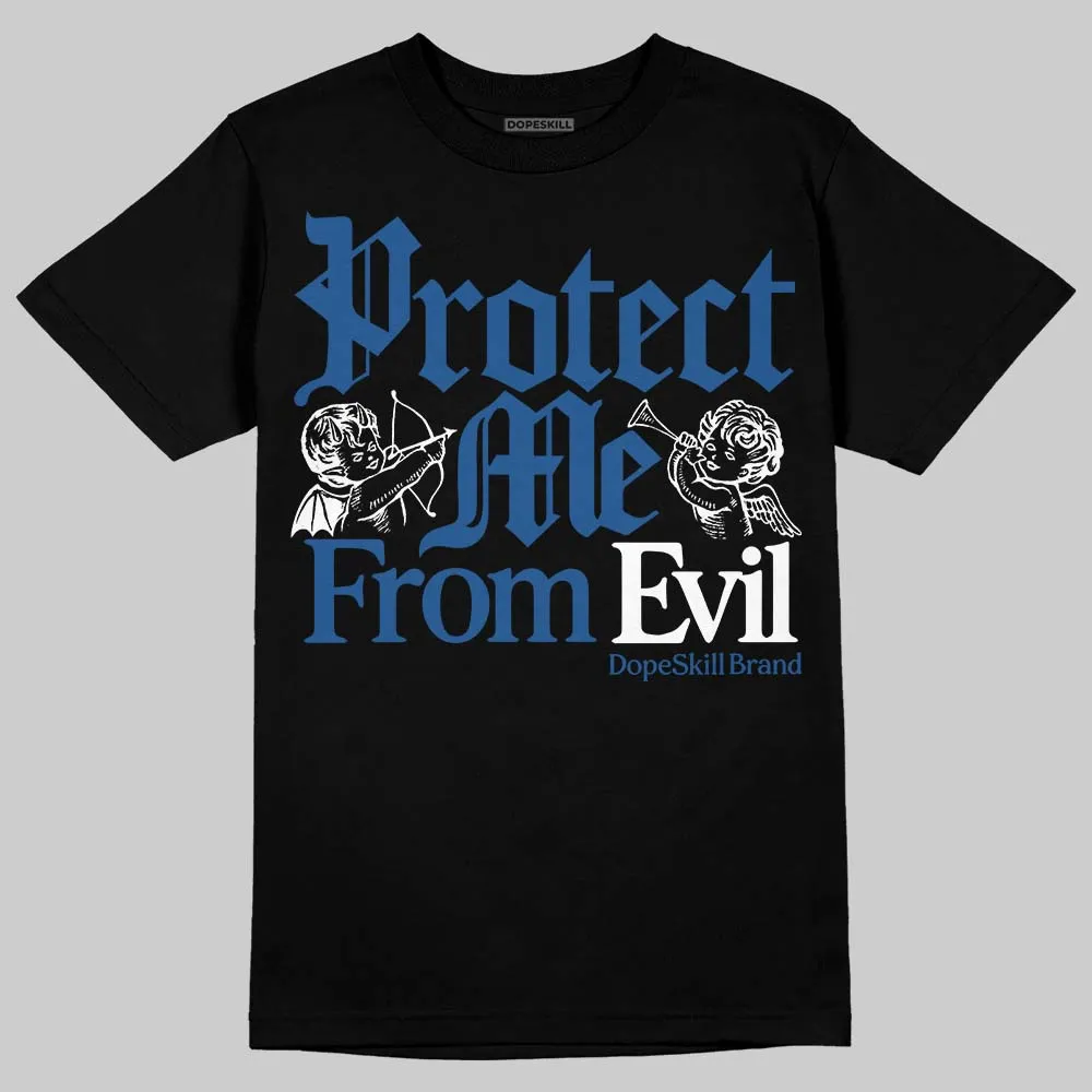 Storm Blue 1s 2025 DopeSkill T-Shirt Protect Me From Evil Graphic sold by DopeSkill product image thumbnail 2