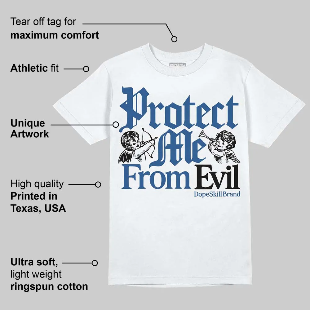 Storm Blue 1s 2025 DopeSkill T-Shirt Protect Me From Evil Graphic sold by DopeSkill product image thumbnail 3