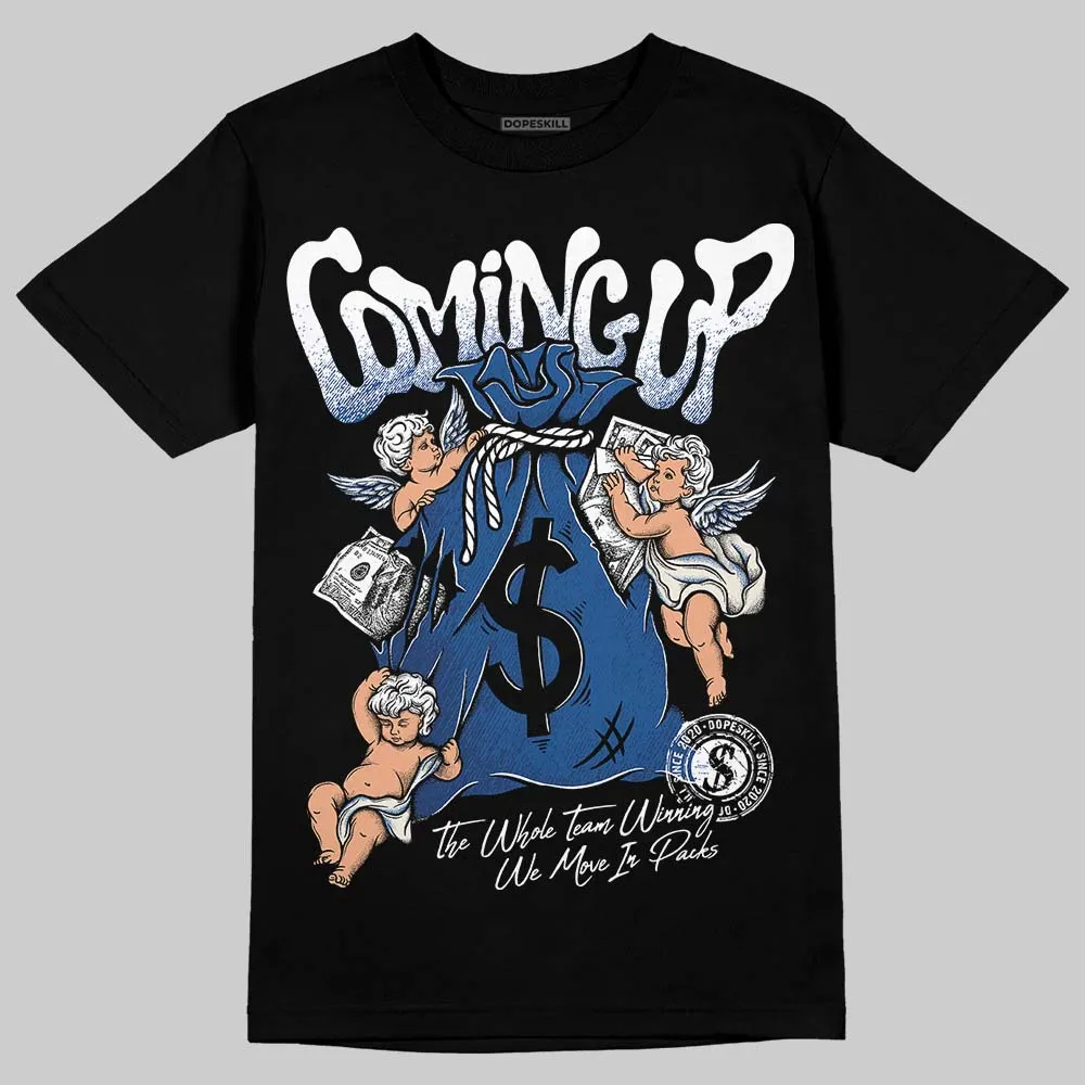 Storm Blue 1s 2025 DopeSkill T-Shirt Money Bag Coming Up Graphic sold by DopeSkill product image thumbnail 2