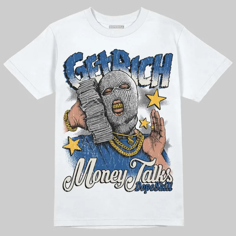 Storm Blue 1s 2025 DopeSkill T-Shirt Get Rich Graphic sold by DopeSkill
