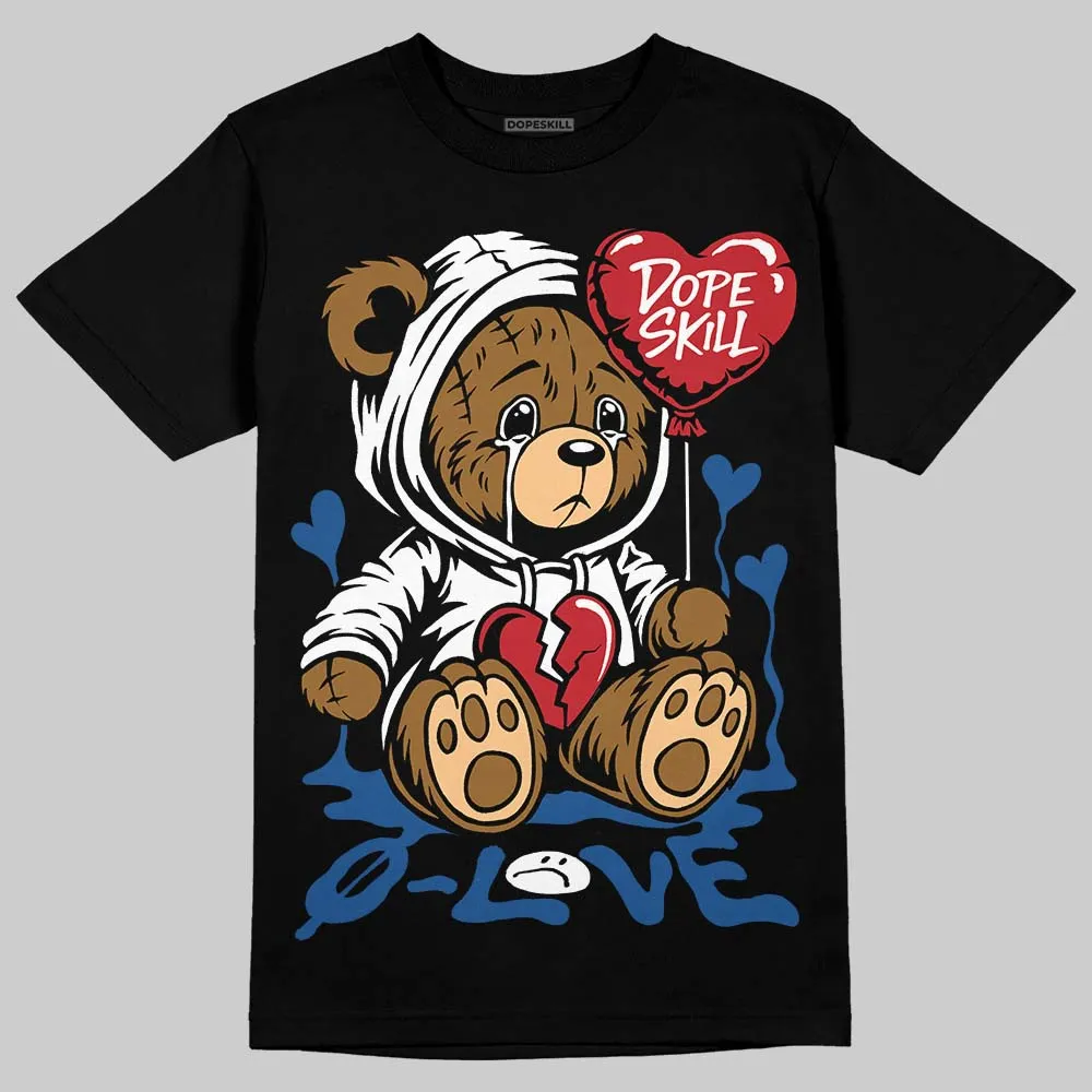 Storm Blue 1s 2025 DopeSkill T-Shirt Broken Bear Graphic sold by DopeSkill product image thumbnail 2