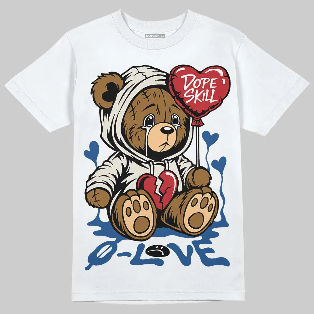 Storm Blue 1s 2025 DopeSkill T-Shirt Broken Bear Graphic sold by DopeSkill