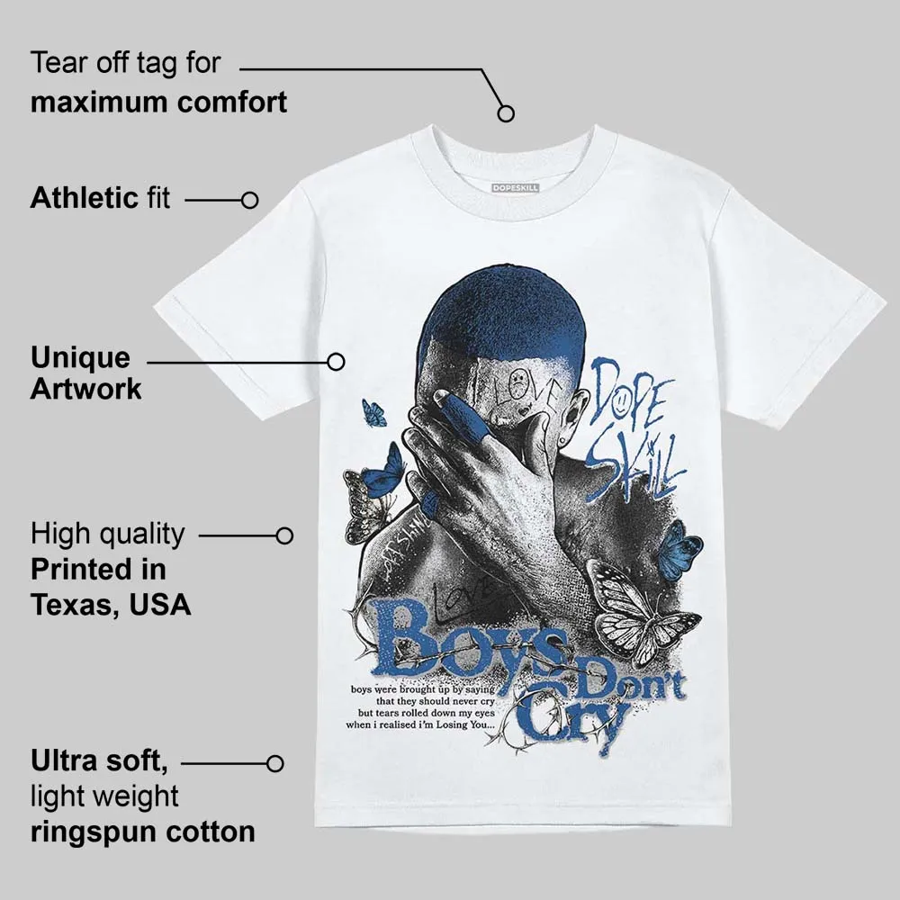 Storm Blue 1s 2025 DopeSkill T-Shirt Boys Don't Cry Graphic sold by DopeSkill product image thumbnail 3