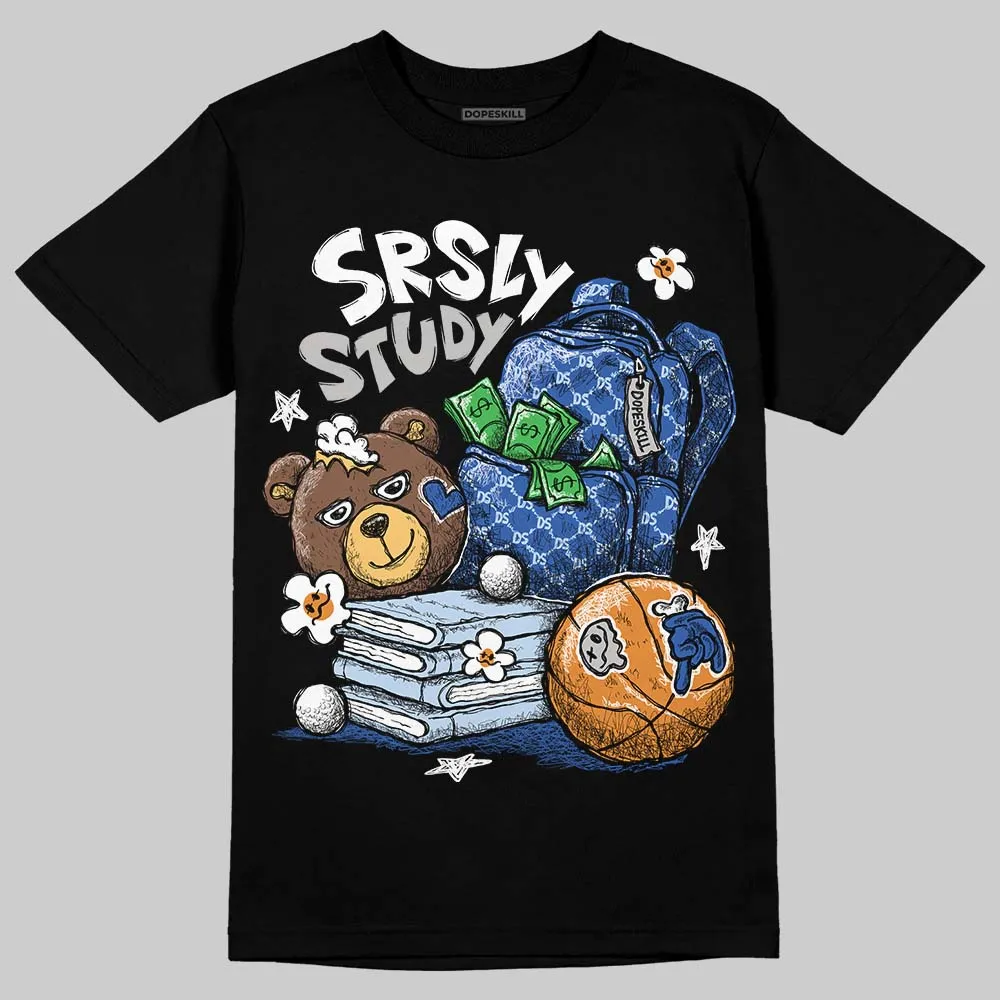 Awake NY x Racer Blue 5s DopeSkill T-Shirt SRSLY Study Graphic sold by DopeSkill product image thumbnail 2