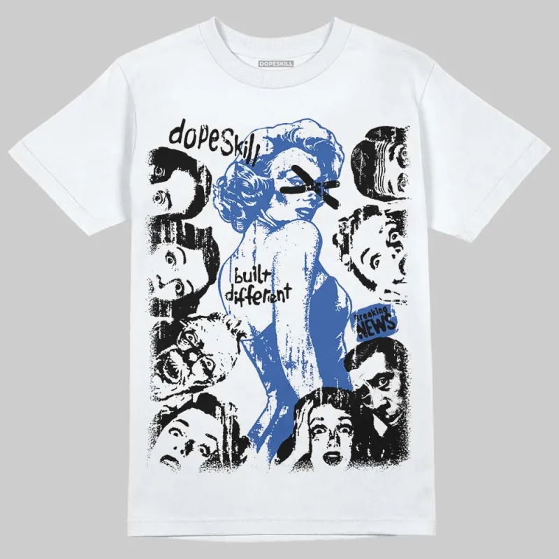 Awake NY x Racer Blue 5s DopeSkill T-Shirt Built Different Graphic sold by DopeSkill