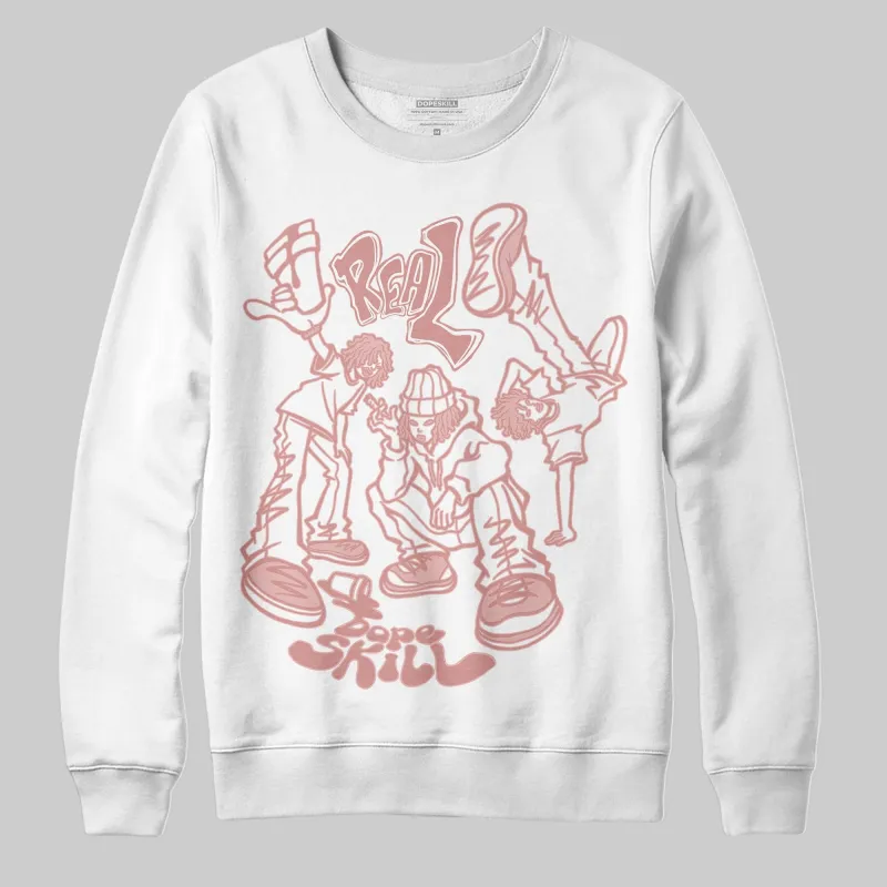 Dusty Rose 40s DopeSkill Sweatshirt Real Y2K Players Graphic sold by DopeSkill