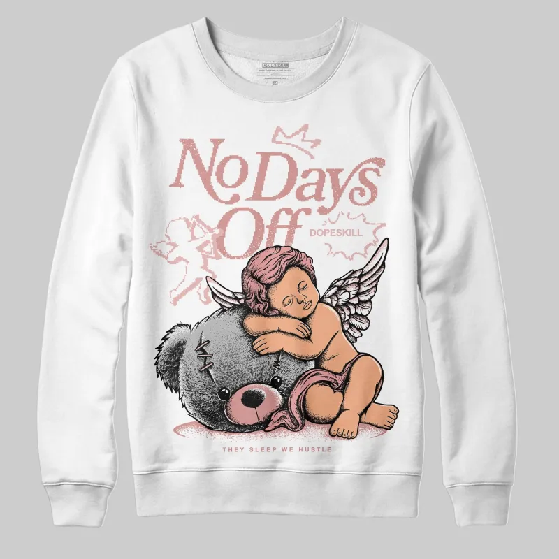 Dusty Rose 40s DopeSkill Sweatshirt New No Days Off Graphic sold by DopeSkill