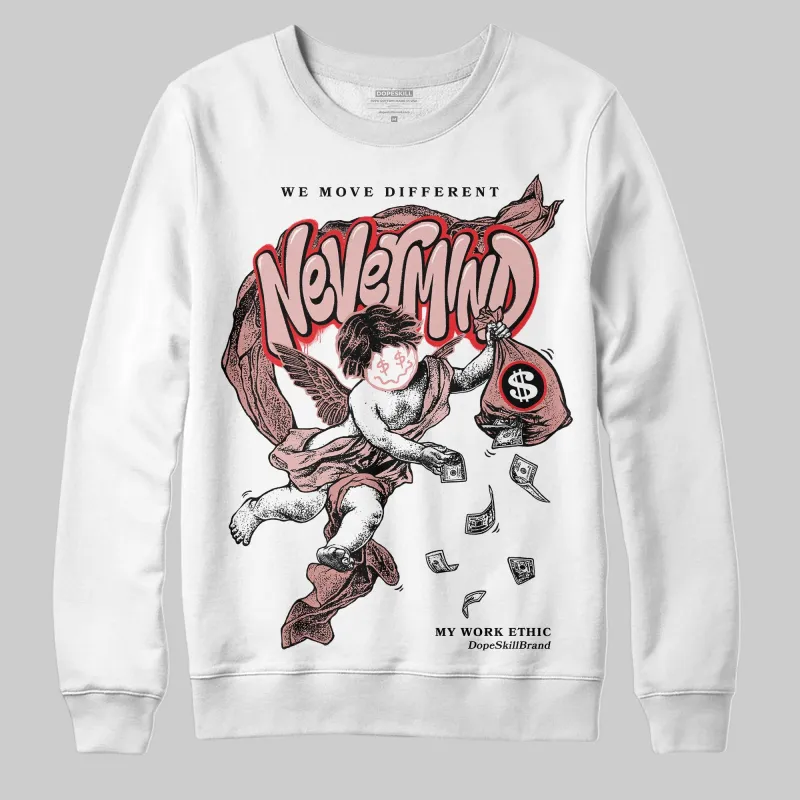 Dusty Rose 40s DopeSkill Sweatshirt Nevermind Graphic sold by DopeSkill