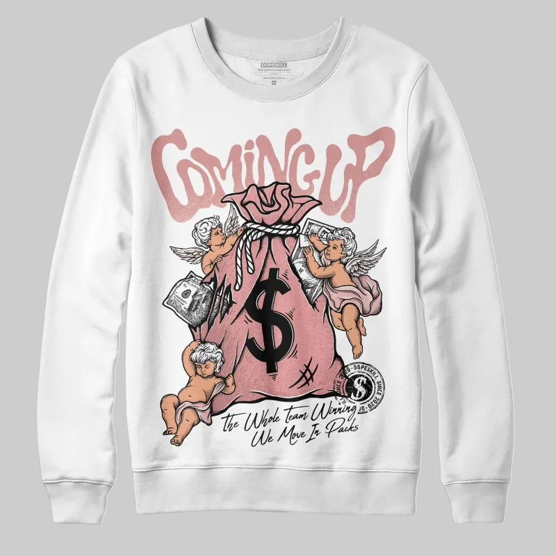 Dusty Rose 40s DopeSkill Sweatshirt Money Bag Coming Up Graphic sold by DopeSkill