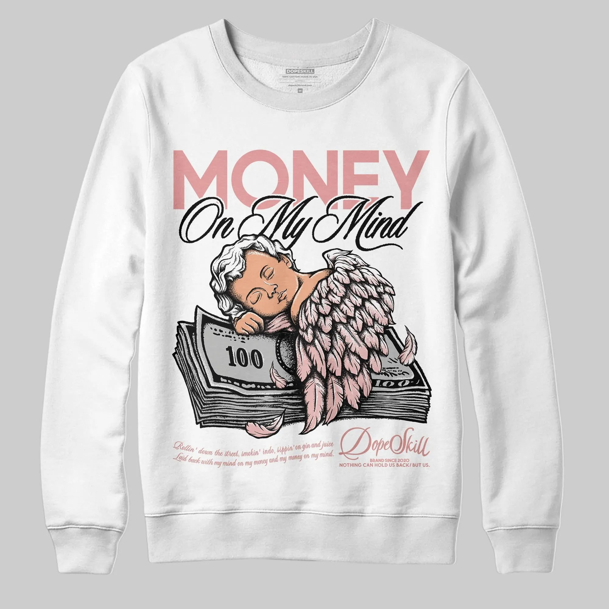 Dusty Rose 40s DopeSkill Sweatshirt MOMM Graphic sold by DopeSkill