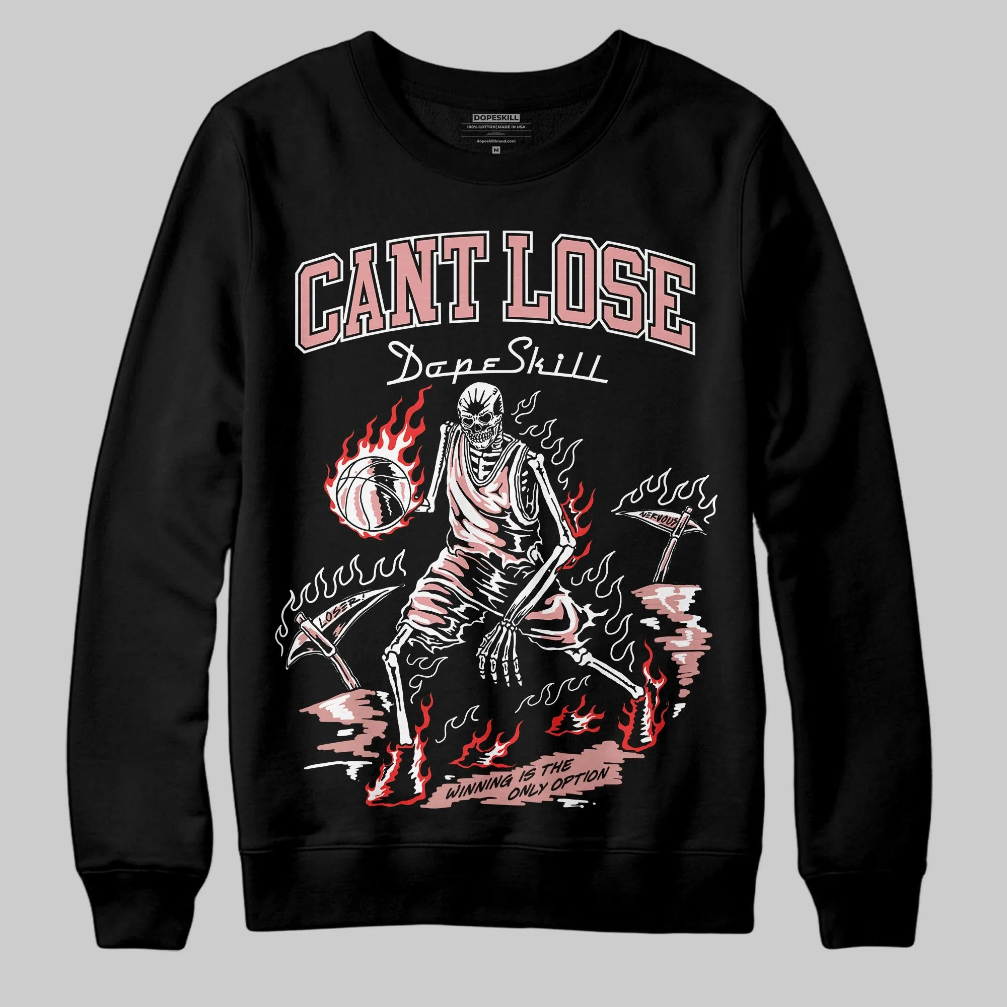 Dusty Rose 40s DopeSkill Sweatshirt Cant Lose Graphic sold by DopeSkill product image thumbnail 2