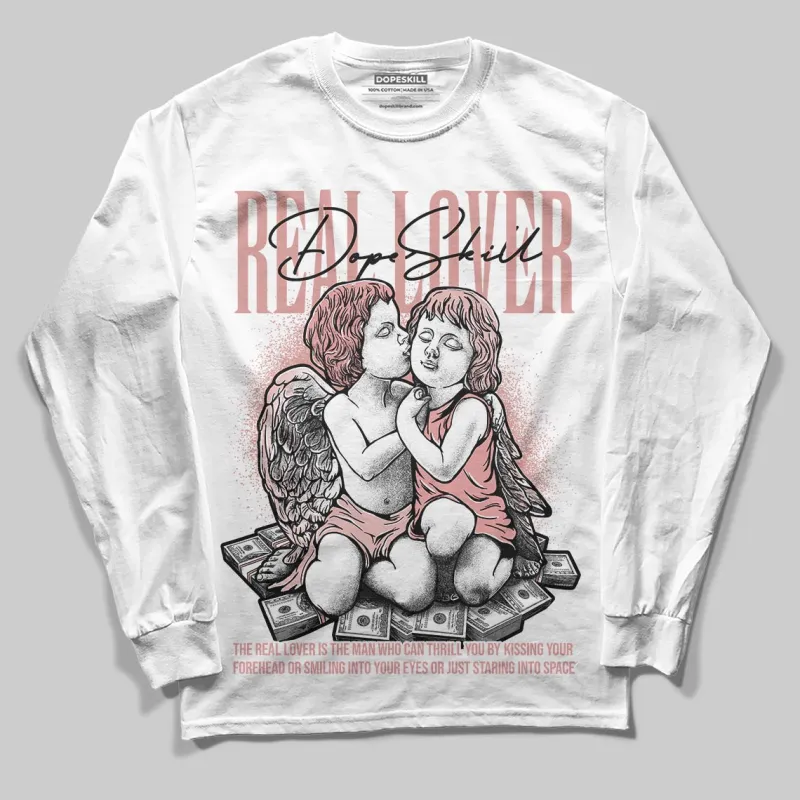 Dusty Rose 40s DopeSkill Long Sleeve T-Shirt Real Lover Graphic sold by DopeSkill