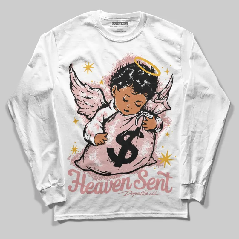 Dusty Rose 40s DopeSkill Long Sleeve T-Shirt Heaven Sent Graphic sold by DopeSkill