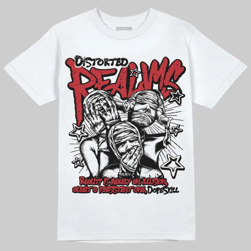 Fire Red “Black Tongue” 5s DopeSkill T-Shirt Distorted Realms Graphic sold by DopeSkill