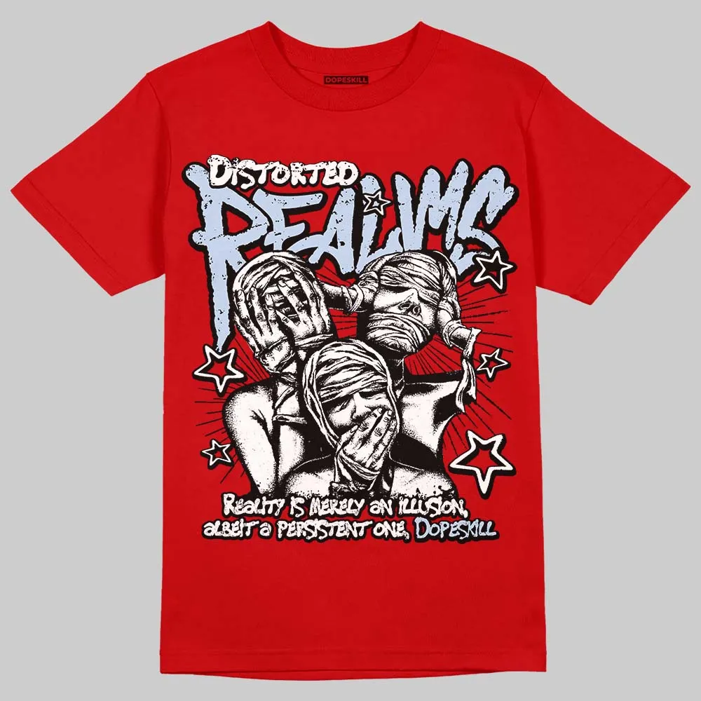 Fire Red “Black Tongue” 5s DopeSkill T-Shirt Distorted Realms Graphic sold by DopeSkill product image thumbnail 3