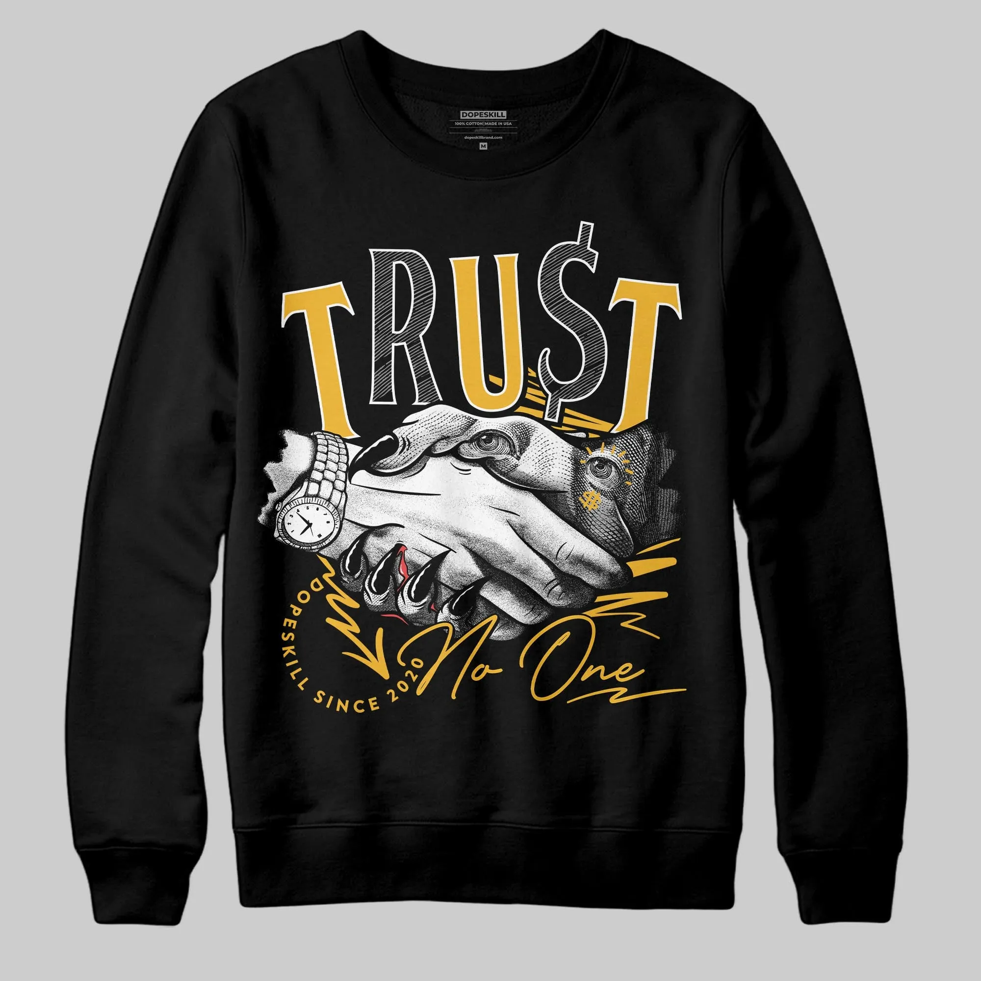Tokyo 5s DopeSkill Sweatshirt Trust No One Graphic sold by DopeSkill